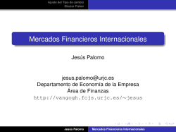 Ajuste de tipos de cambio