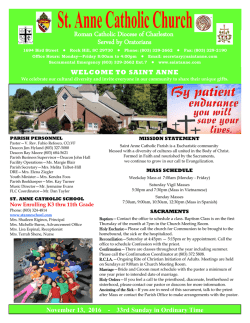 PDF - Saint Anne Catholic Church
