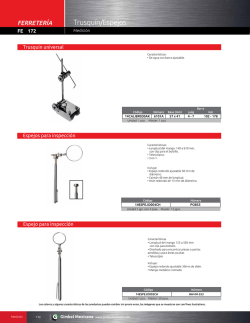 Trusqu&iacute;n/Espejos