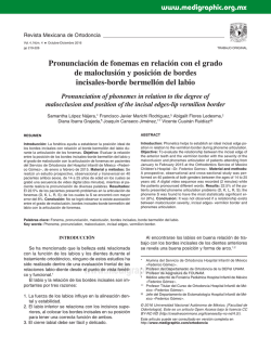 Pronunciaci&oacute;n de fonemas en relaci&oacute;n con el