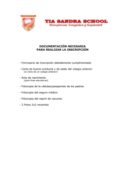 grados - Tia Sandra School