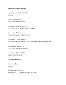 Pontificia Universidad Javeriana Jorge Humberto Pel&aacute;ez Piedrah&iacute;ta