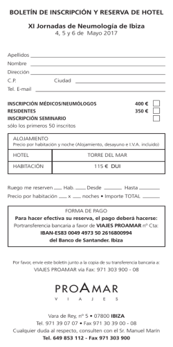 Boletin de inscripci&oacute;n