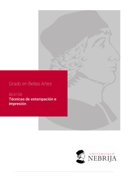 T&eacute;cnicas de Estampaci&oacute;n e Impresi&oacute;n
