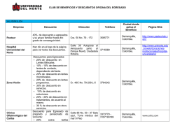 Consulta aqu&iacute; los descuentos