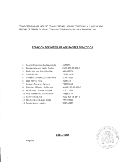 Relaci&oacute;n Definitiva