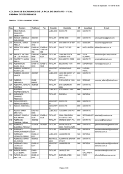 1&ordm; Circ. PADRON DE ESCRIBANOS - Colegio de Escribanos de la