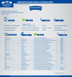 ministerio de salud p&uacute;blica y asistencia social huehuetenango