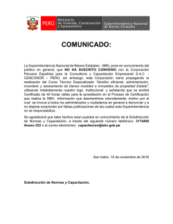 comunicado