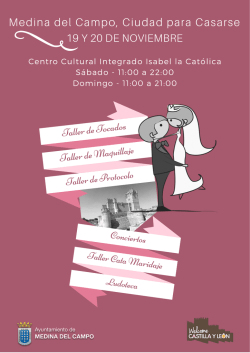 Cartel Feria de la Boda en Medina del Campo(354 kB.)