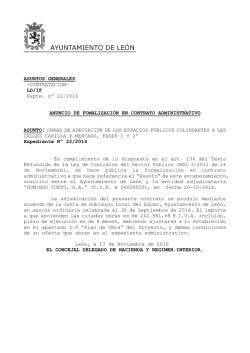 expte 22-2016 anuncio formalizaci&oacute;n contrato