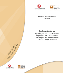 Est&aacute;ndar de Competencia en Prevenci&oacute;n