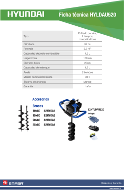 Ficha t&eacute;cnica HYLDAU520