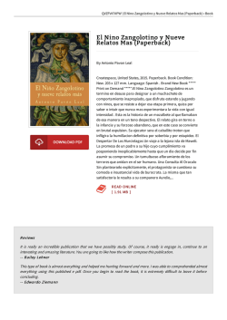 El Nino Zangolotino y Nueve Relatos Mas (Paperback)