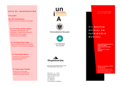 Organizaci&oacute;n - Canal UGR