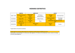 Horario Definitivo 2016-2017
