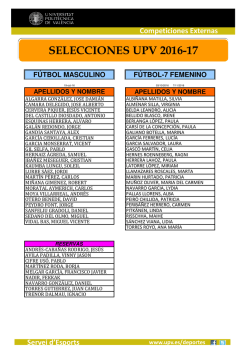 Selecciones de F&uacute;tbol y f&uacute;tbol 7