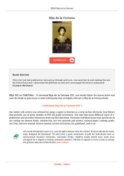 PDF &laquo; Hija de la Fortuna Y96BFRWVOMGC