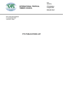 Publication List 6 Aug 2015