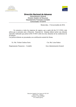 Montevideo, &hellip; de agosto de 2008