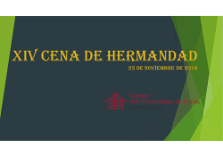xiv cena de hermandad
