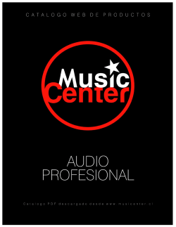 Catalogo MusicCenter