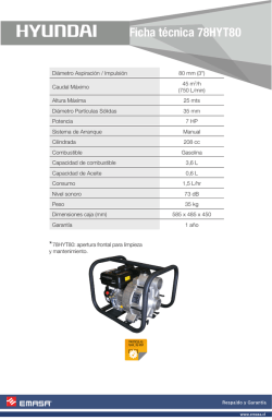 Ficha t&eacute;cnica 78HYT80