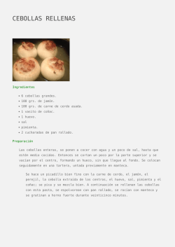 cebollas rellenas - El Central de Zaragoza