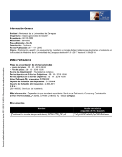 Datos de la publicaci&oacute;n - Universidad de Zaragoza