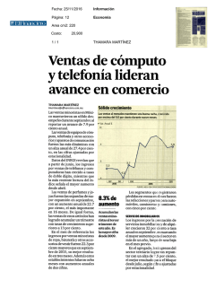 Ventas de c&oacute;mputo