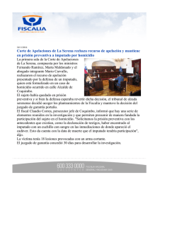 Corte de Apelaciones de La Serena rechaza