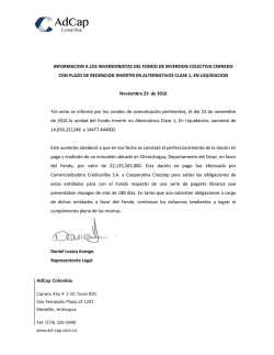 anexo - Superintendencia Financiera de Colombia