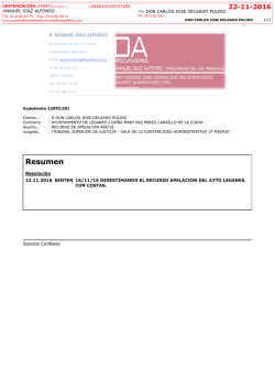 Resumen - ECO Legan&eacute;s