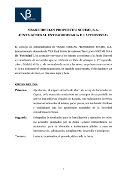 Texto &iacute;ntegro de la convocatoria