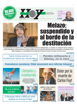E - Diario Hoy