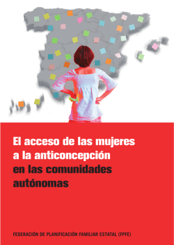 informe &ldquo;El acceso de las mujeres a la anticoncepci&oacute;n en las
