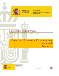 Nebraska - Ministerio de Educaci&oacute;n, Cultura y Deporte