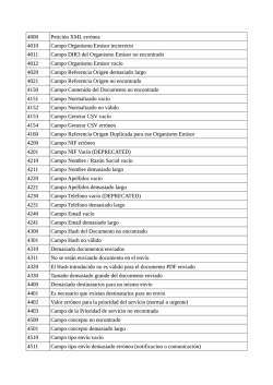 C&oacute;digos errores servicios web (22 KB &middot; PDF)
