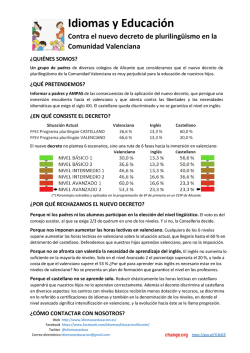 Idiomas y Educaci&oacute;n