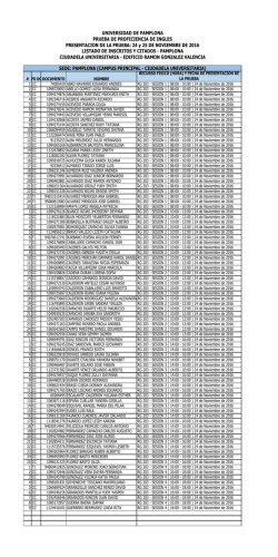 listado - Universidad de Pamplona
