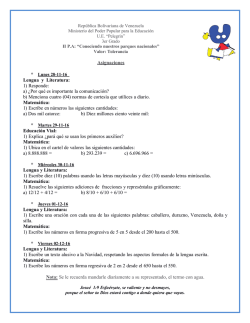 Asignaciones Lenguaje y Literatura