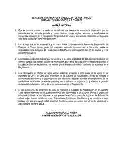aviso - Superintendencia de Sociedades
