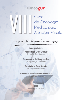 Curso de Oncolog&iacute;a M&eacute;dica para Atenci&oacute;n Primaria