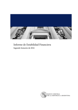 Segundo Semestre - del Banco Central de la Rep&uacute;blica Argentina