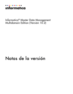 Notas de la versi&oacute;n - Informatica Knowledge Base