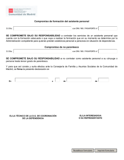 Declaracion asistente personal