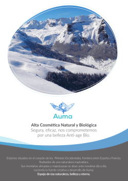 Alta Cosm&eacute;tica Natural y Biol&oacute;gica Segura, eficaz, nos