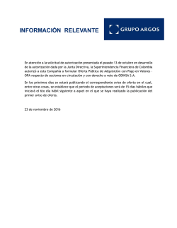 IR 161123 Autorizaci&oacute;n SF OPA ODINSA