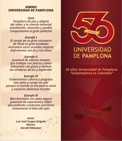 plegable 56 a&ntilde;os - Universidad de Pamplona