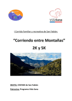 I Corrida Familiar y recreativa de San Fabi&aacute;n